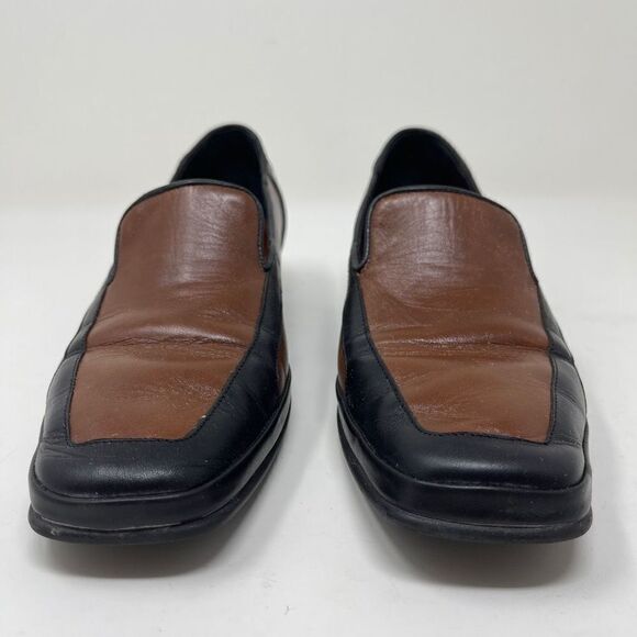 Amalfi by Rangoni Women's Narrow Slip On Loafer Shoes Black Brown Size 8 AAAA - Picture 3 of 10